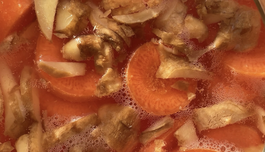 ingredientes para receta de kvass casero saludable